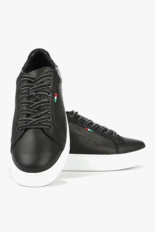 Hammer Jack Broken Hakiki Deri Siyah Erkek Ayakkabı - Görsel 5