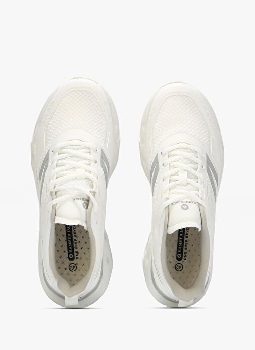 Hammerjack Longo Beyaz - Açık Gri Erkek Spor Ayakkabı - Görsel 4