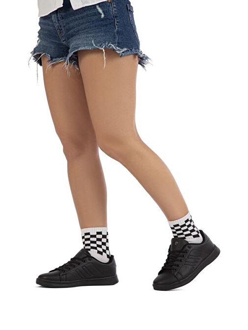 Pierre Cardin Siyah Kadın Sneaker PCS-10144-Siyah - Görsel 7