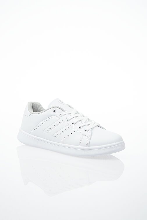 Pierre Cardin Beyaz Kadın Sneaker PCS-10144-Beyaz - Görsel 3