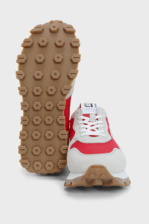 Arthur Erkek Deri Sneaker Ayakkabı Kırmızı - Görsel 5