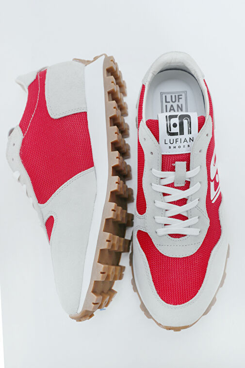 Arthur Erkek Deri Sneaker Ayakkabı Kırmızı - Görsel 6