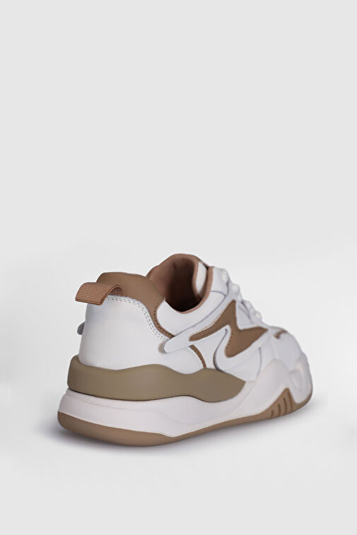 Maya Kadın Sneaker Ayakkabı Bej - Görsel 3