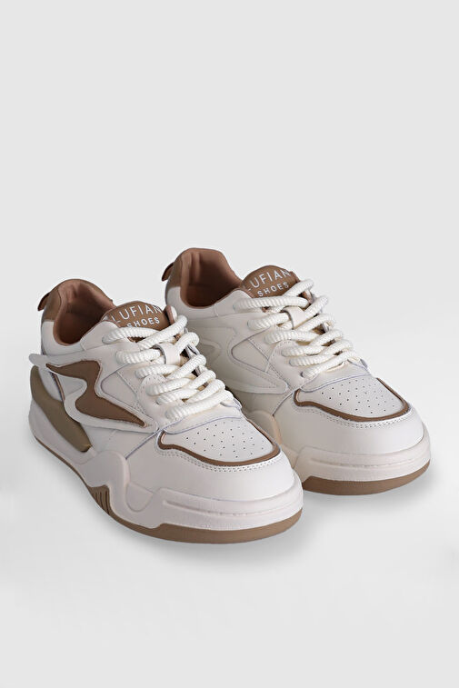 Maya Kadın Sneaker Ayakkabı Bej - Görsel 5