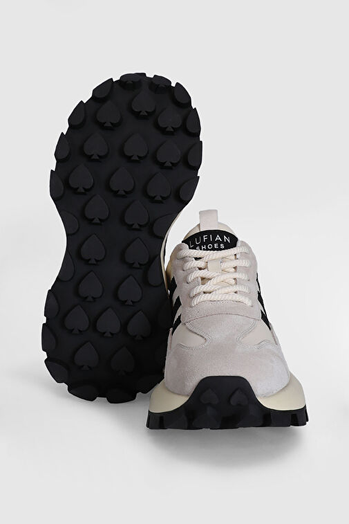 Tatum Kadın Sneaker Ayakkabı Ekru - Görsel 6