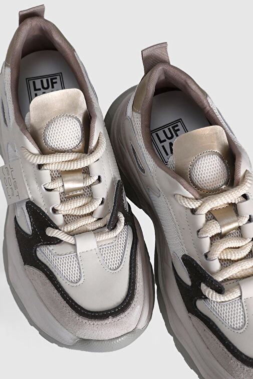 Terra Kadın Sneaker Ayakkabı Bej - Görsel 4