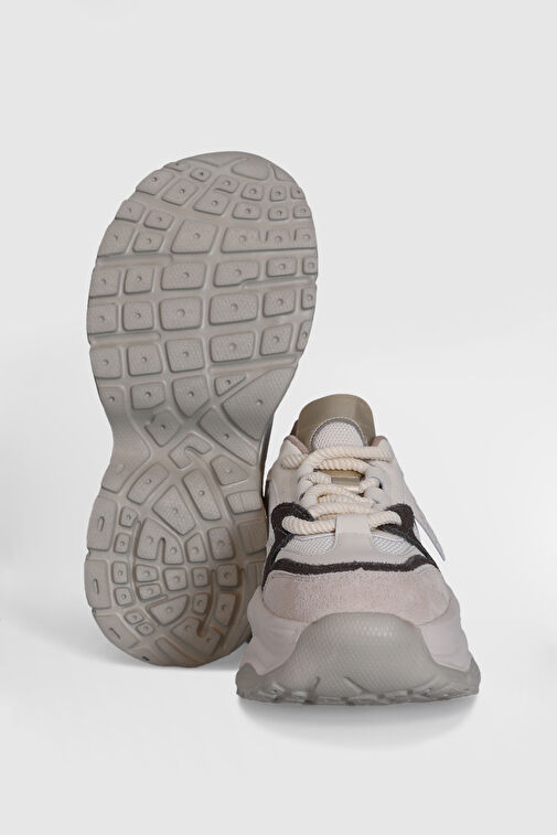 Terra Kadın Sneaker Ayakkabı Bej - Görsel 6