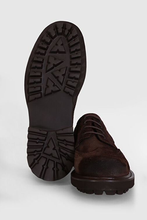 Danı Erkek Deri Ayakkabı Kahverengi - Görsel 5