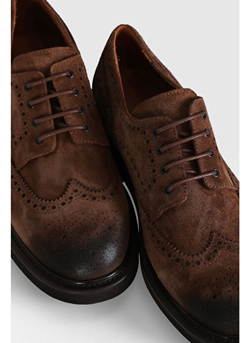 Danı Erkek Deri Ayakkabı Deve Tüyü - Görsel 4