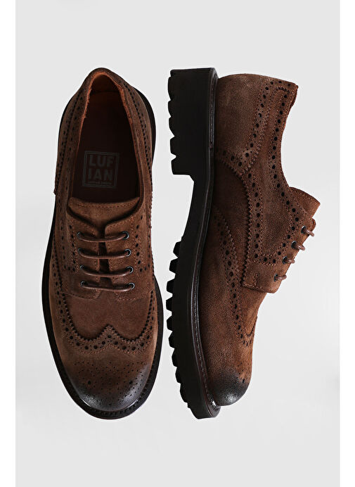 Danı Erkek Deri Ayakkabı Deve Tüyü - Görsel 6