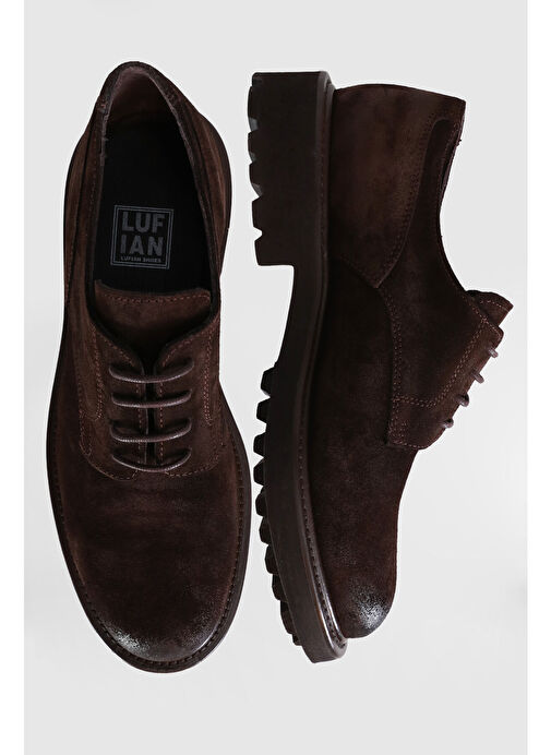 Scott Erkek Deri Ayakkabı Kahverengi - Görsel 6