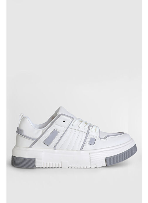 Olıver Erkek Deri Sneaker Ayakkabı Beyaz - Görsel 2