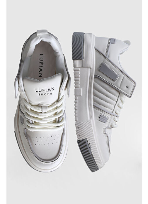 Olıver Erkek Deri Sneaker Ayakkabı Beyaz - Görsel 5