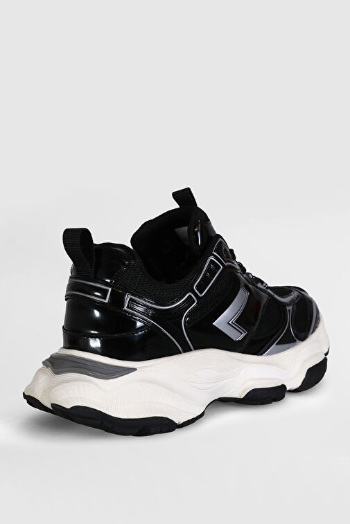 Jones Erkek Deri Sneaker Ayakkabı Siyah - Görsel 3