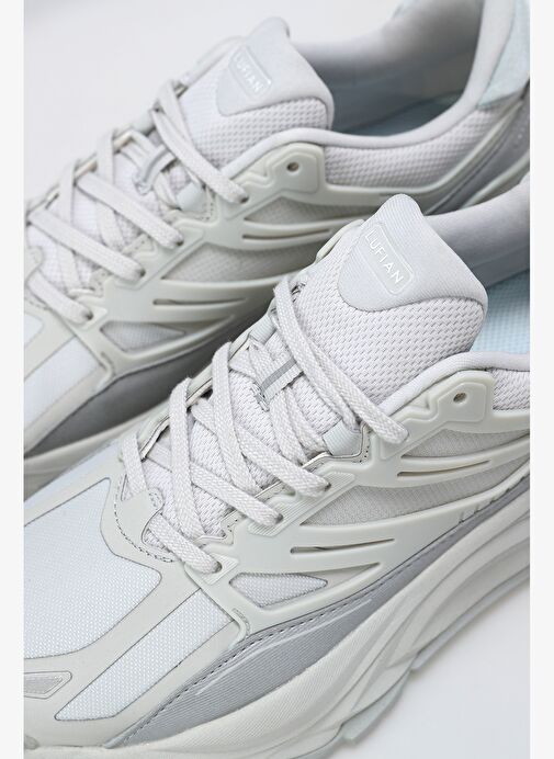 Edwın Erkek Deri Sneaker Ayakkabı Gri - Görsel 7