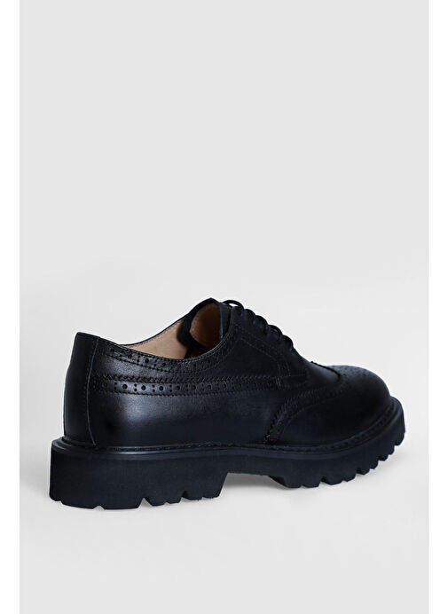 Mary Kadın Deri Ayakkabı Siyah - Görsel 3