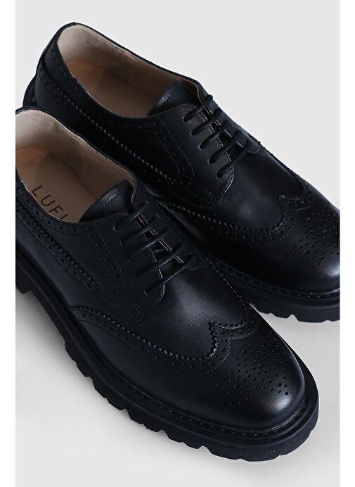 Mary Kadın Deri Ayakkabı Siyah - Görsel 4