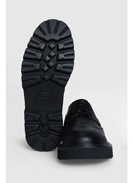 Mary Kadın Deri Ayakkabı Siyah - Görsel 5