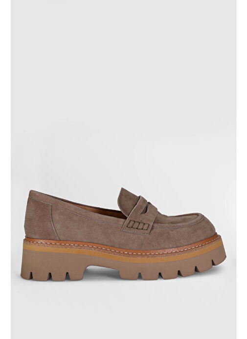 Mındy Kadın Deri Ayakkabı Bej - Görsel 2