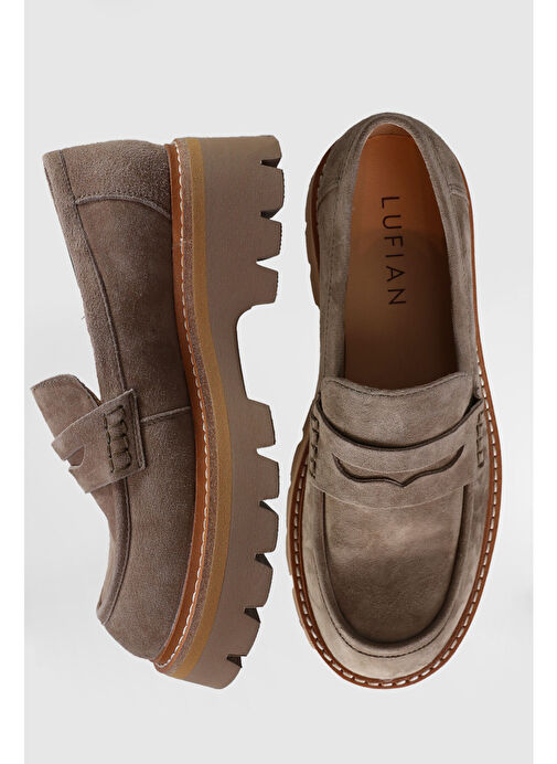 Mındy Kadın Deri Ayakkabı Bej - Görsel 6