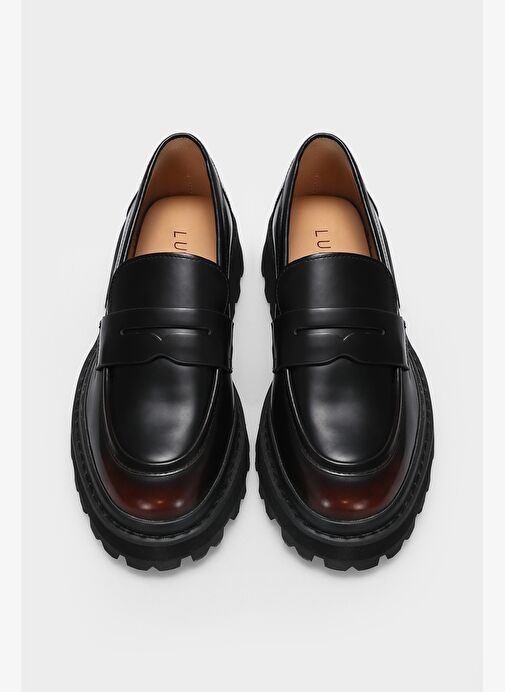 Denıs Kadın Deri Ayakkabı Bordo - Görsel 3