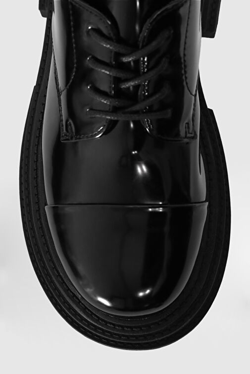 Julıa Kadın Deri Ayakkabı Siyah - Görsel 4