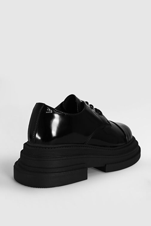 Julıa Kadın Deri Ayakkabı Siyah - Görsel 5