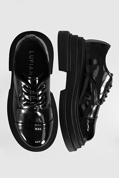 Julıa Kadın Deri Ayakkabı Siyah - Görsel 6