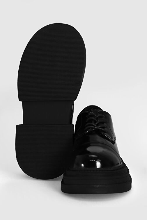 Julıa Kadın Deri Ayakkabı Siyah - Görsel 7