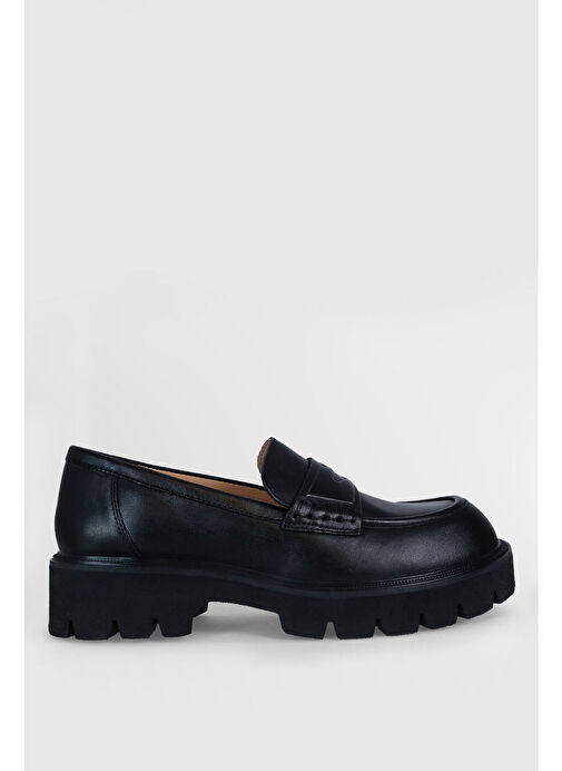 Anna Kadın Deri Ayakkabı Siyah - Görsel 2