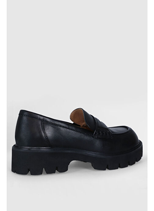 Anna Kadın Deri Ayakkabı Siyah - Görsel 3