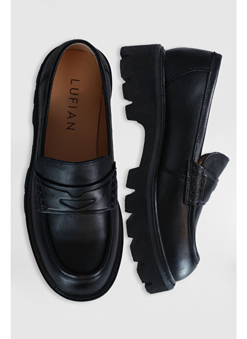 Anna Kadın Deri Ayakkabı Siyah - Görsel 6