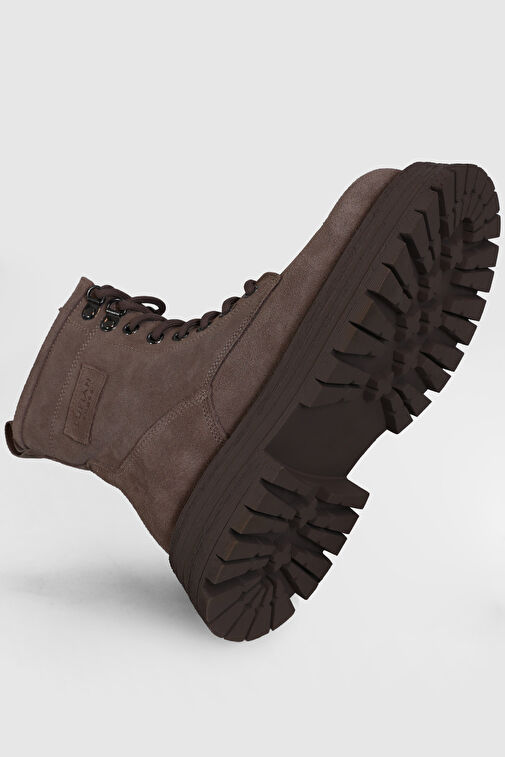 Ember Kadın Deri Bot Deve Tüyü - Görsel 4