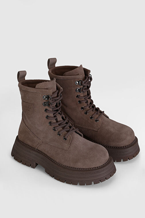 Ember Kadın Deri Bot Deve Tüyü - Görsel 6