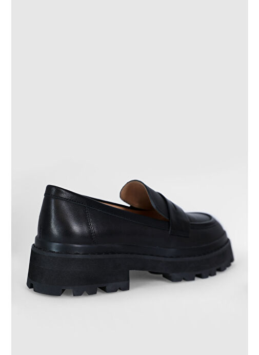 Denıs Kadın Deri Ayakkabı Siyah - Görsel 3