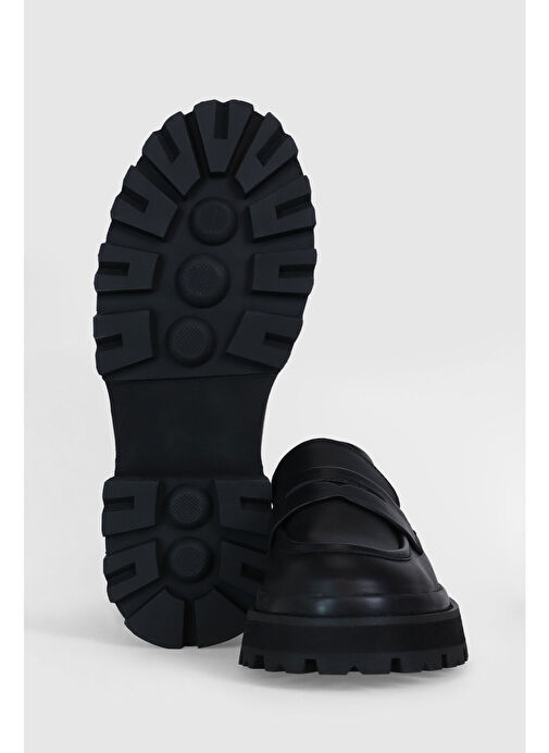 Denıs Kadın Deri Ayakkabı Siyah - Görsel 5