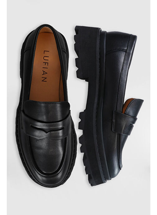 Denıs Kadın Deri Ayakkabı Siyah - Görsel 6