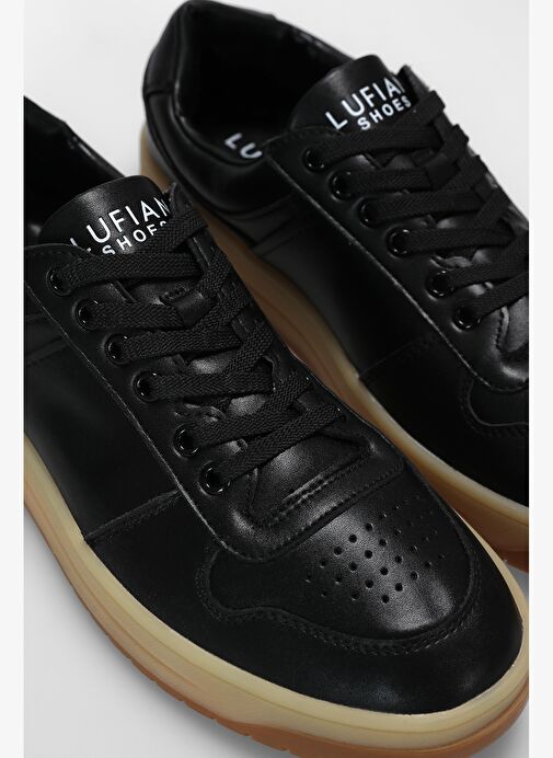 Omar Erkek Sneaker Ayakkabı Siyah - Görsel 6