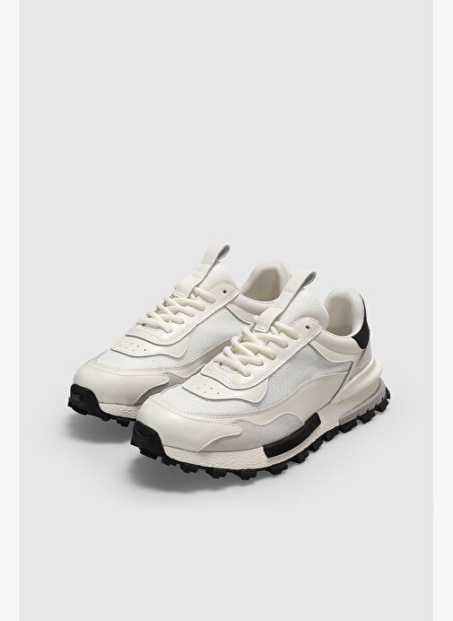 Henry Erkek Sneaker Ayakkabı Beyaz - Görsel 5