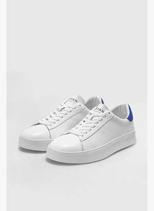 Anton Erkek Sneaker Ayakkabı Saks - Görsel 5