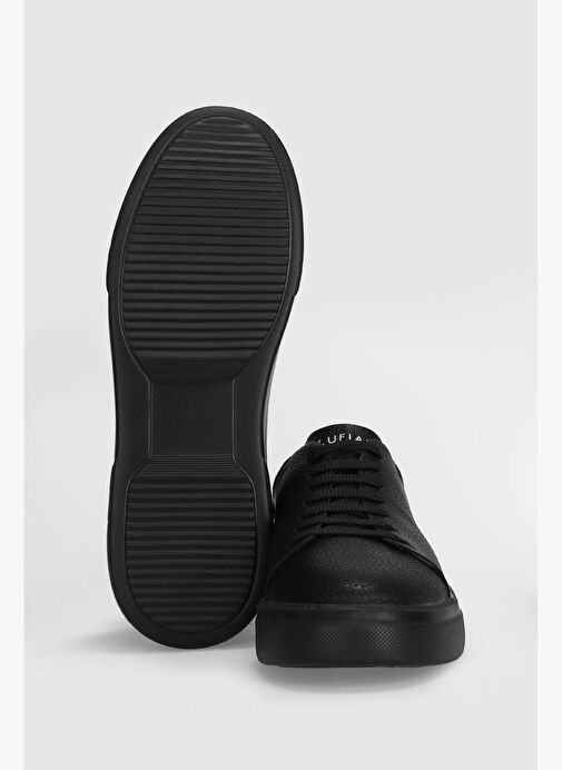 Tommy Erkek Deri Sneaker Ayakkabı Siyah - Görsel 6