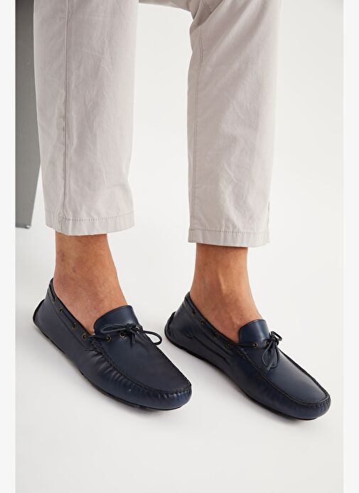 Giuseppe Mengoni Erkek Oxford ( Klasik) MO-7810-7574 Gıuseppe Mengonı Lacivert Spiro - Görsel 6