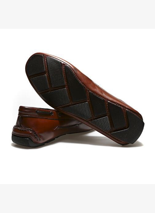 Giuseppe Mengoni Erkek Oxford ( Klasik) MO-7810-7574 Gıuseppe Mengonı Açık Kahve Spiro - Görsel 8