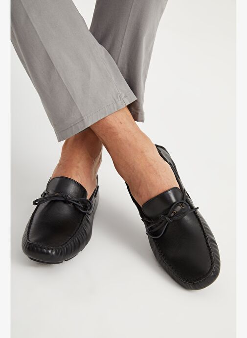 Giuseppe Mengoni Erkek Oxford ( Klasik) MO-7810-7574 Gıuseppe Mengonı Siyah Antik - Görsel 4