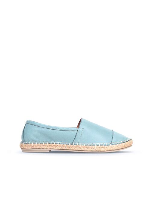 Bueno Shoes Mavi Deri Kadın Espadril Ayakkabı 01wj0300 - Görsel 2