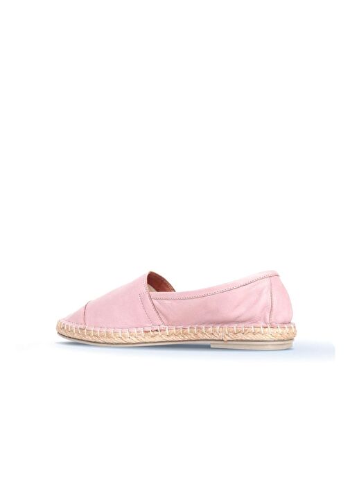 Bueno Shoes Gül Kurusu Deri Kadın Espadril Ayakkabı 01wj0300 - Görsel 9