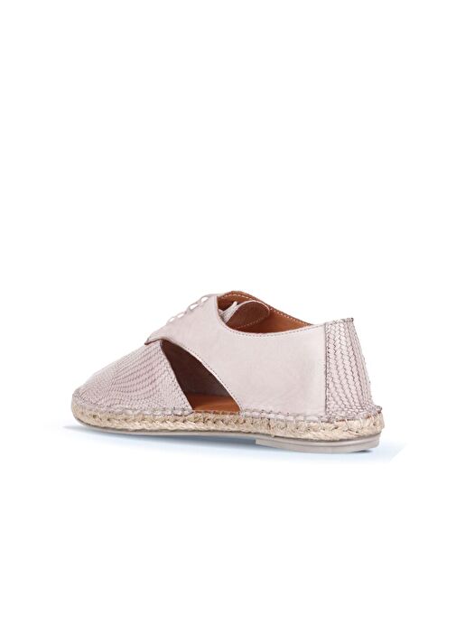 Bueno Shoes Pudra Deri Kadın Espadril Ayakkabı 01wl0451 - Görsel 5