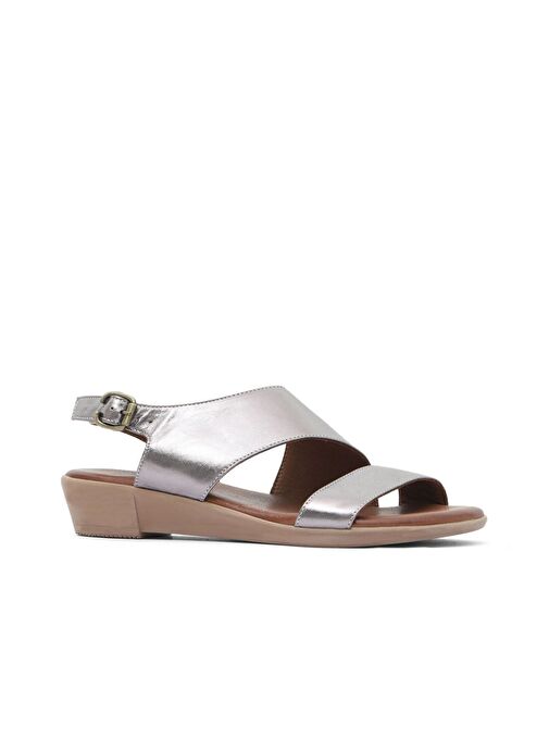 Bueno Shoes Kurşun Deri Kadın Sandalet 01wl1508 - Görsel 3