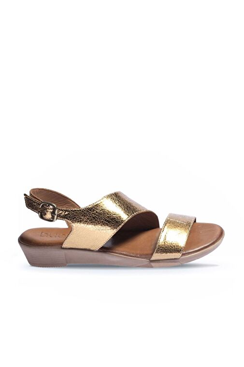 Bueno Shoes Bronz Deri Kadın Sandalet 01wl1508 - Görsel 2