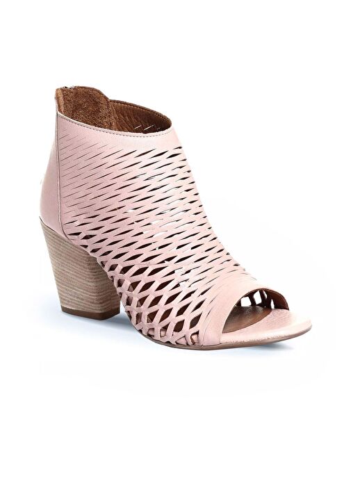 Bueno Shoes Pudra Deri Kadın Topuklu Sandalet 01wl3700 - Görsel 3